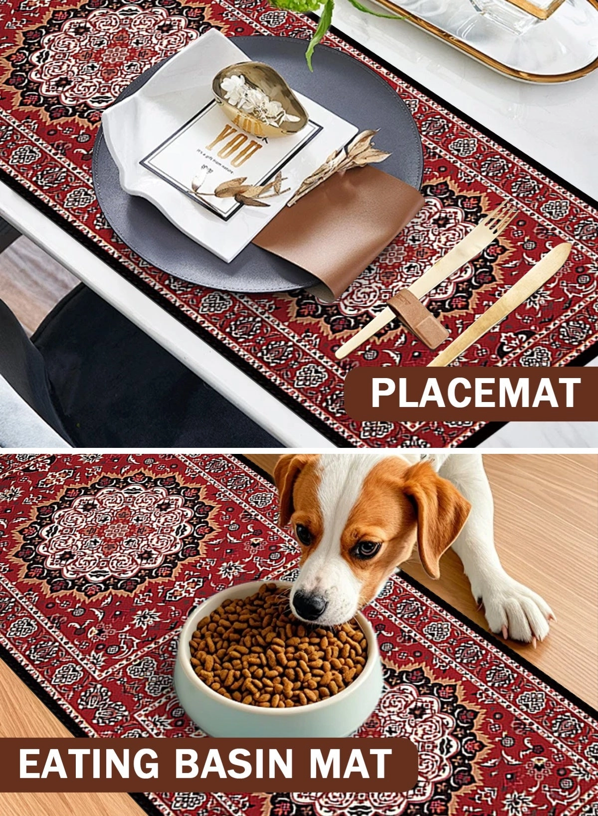 Pattern Extended Rubber Gaming Mouse Pad - 80x30 cm