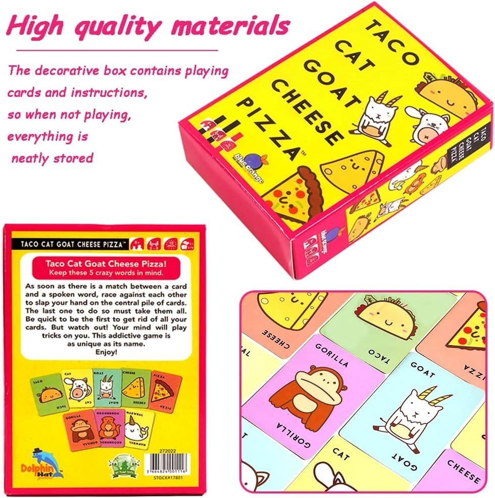 Taco Cat Goat Cheese Pizza - English 8+ Years 64 cards