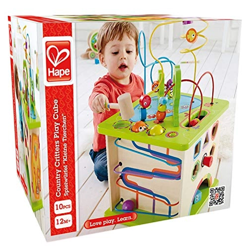 Country Critters Wooden Activity Play Cube - 12 months - 4 years 10 piece(s)