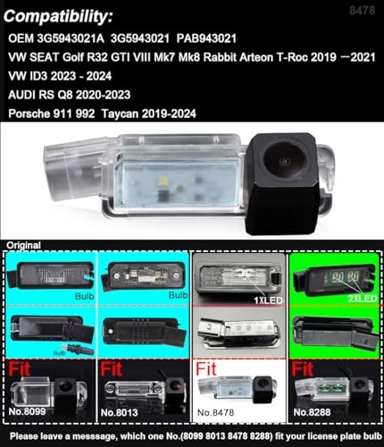 HD Auto Van Rear View Reversing Backup Camera - 1280x720 pixels
