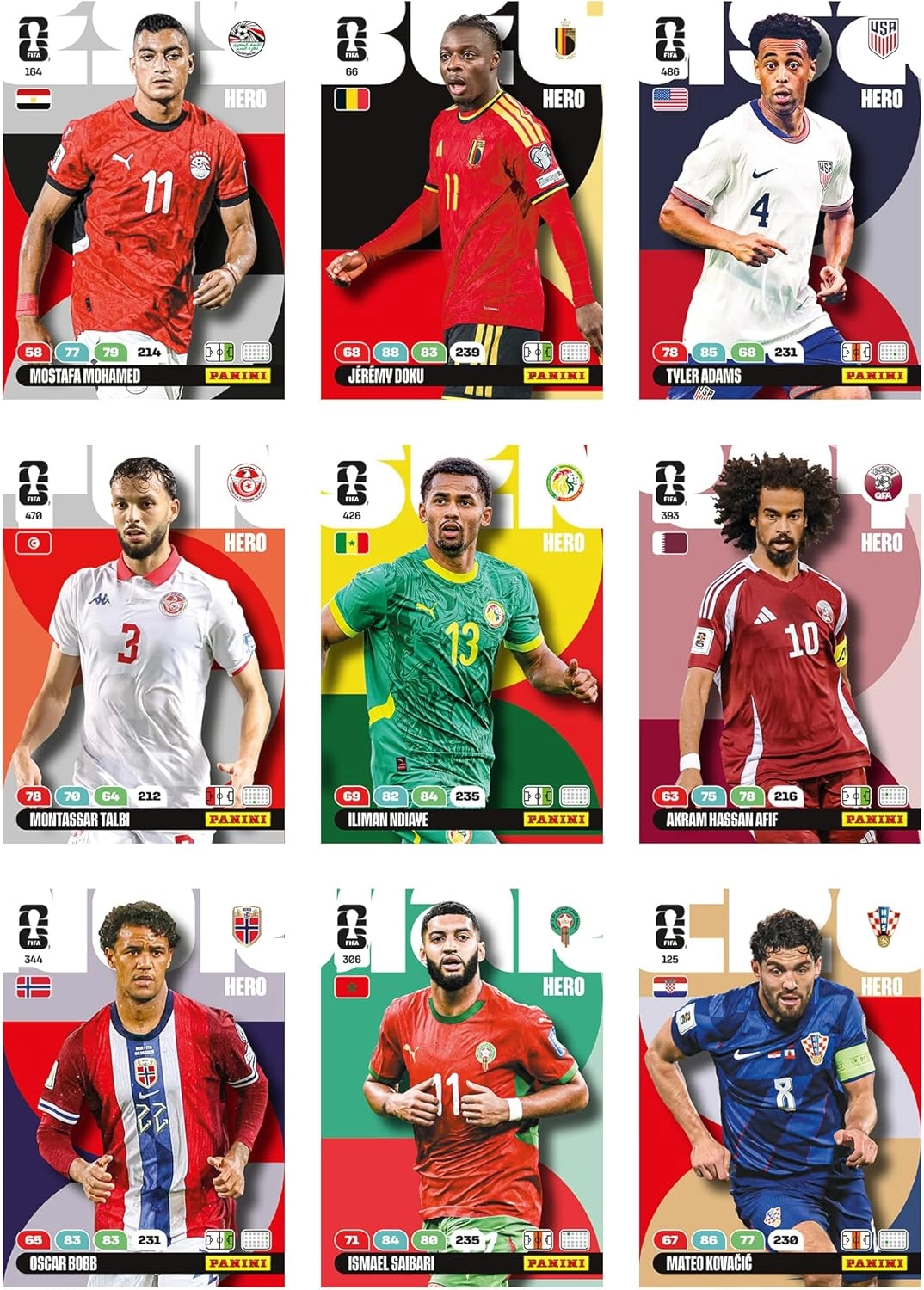 FIFA World Cup 2026 Ecoblister - 7 trading card packets 4 Limited Edition Cards