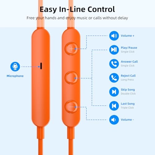 USB C Headphones Wired Earbud