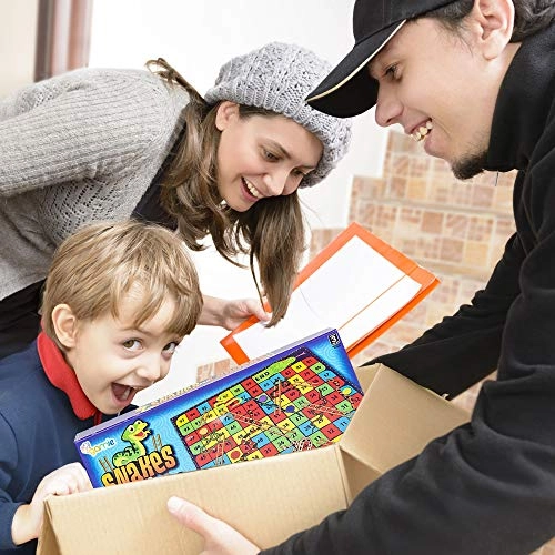 Snakes And Ladders - Complete Set 6 Pegs Dice