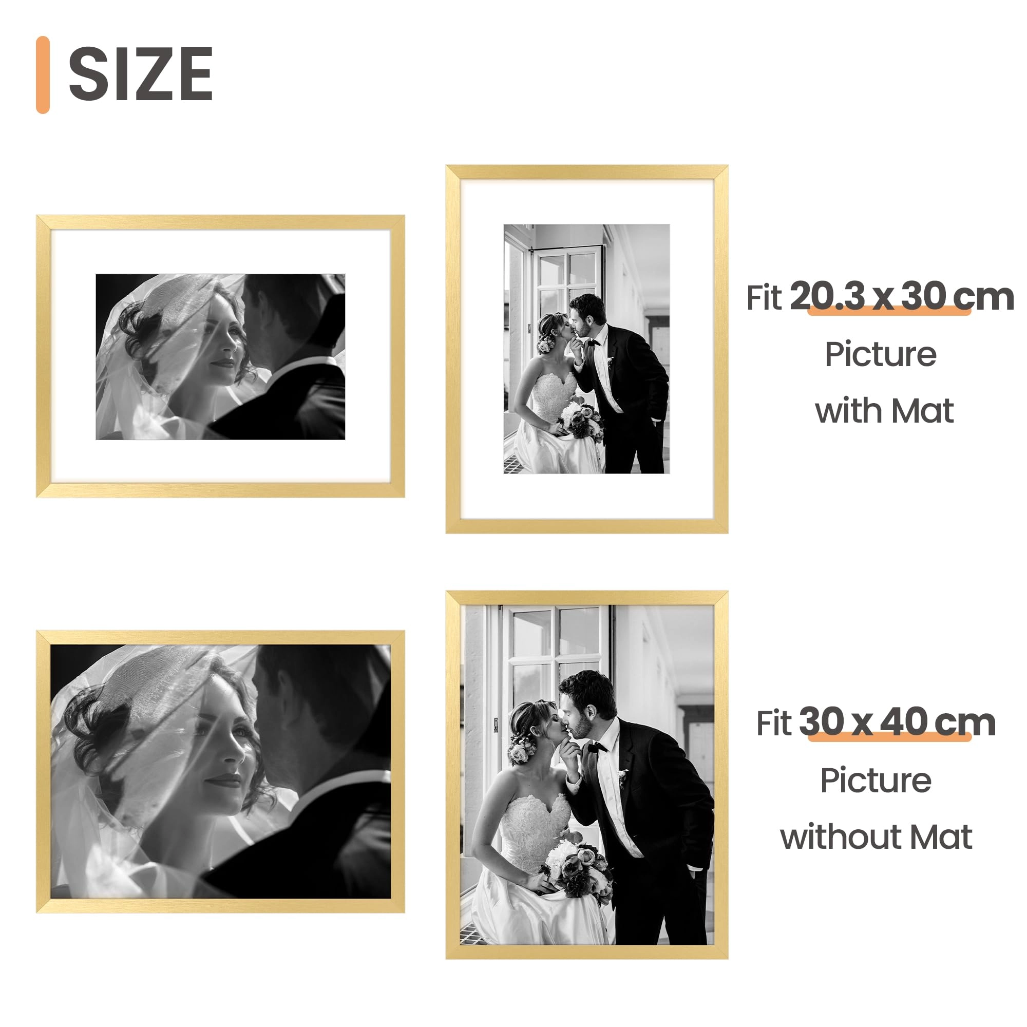 Picture frame - 30 x 40 cm Pack