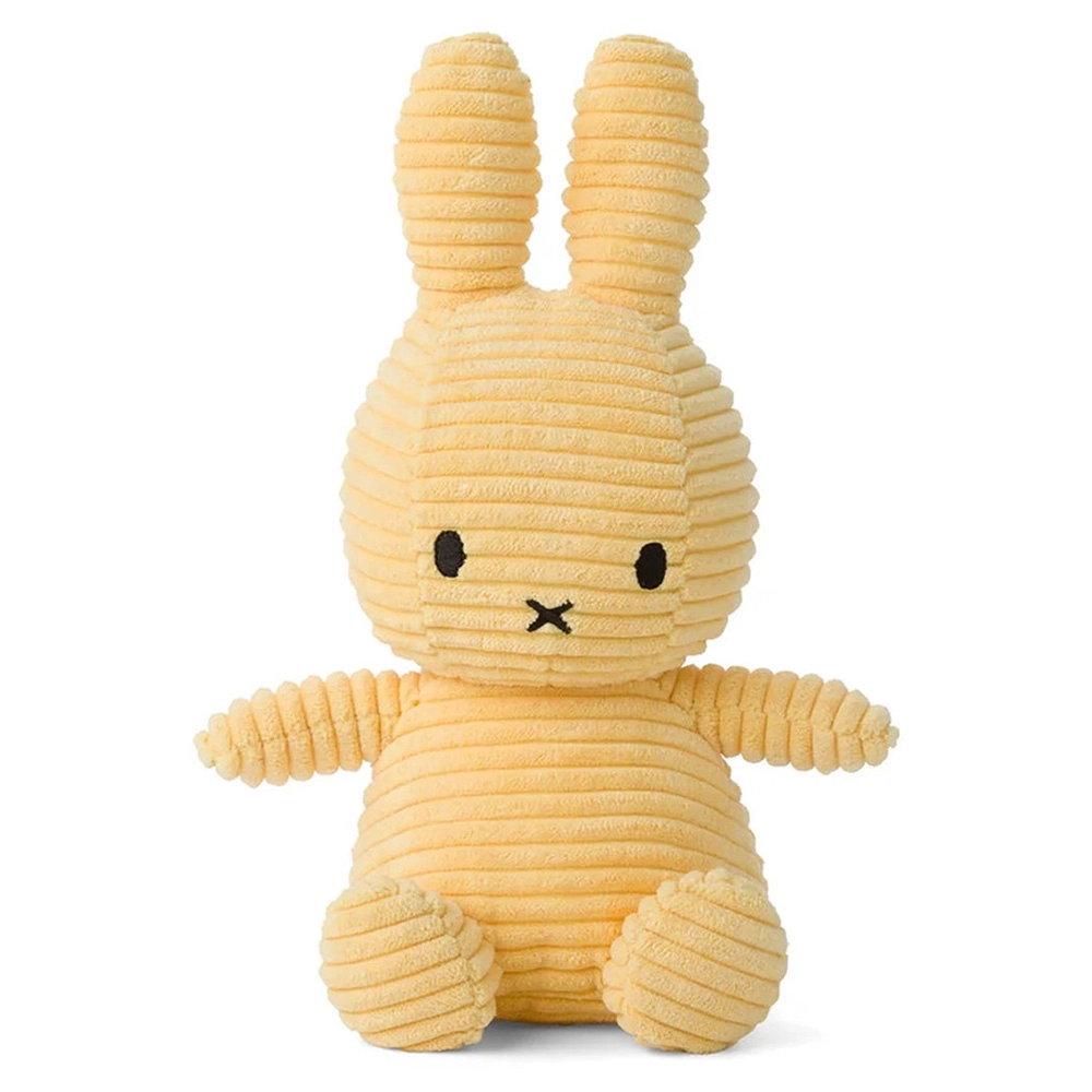 Bon Ton Toys Miffy Eco Corduroy - 23 cm Plush Buttercream