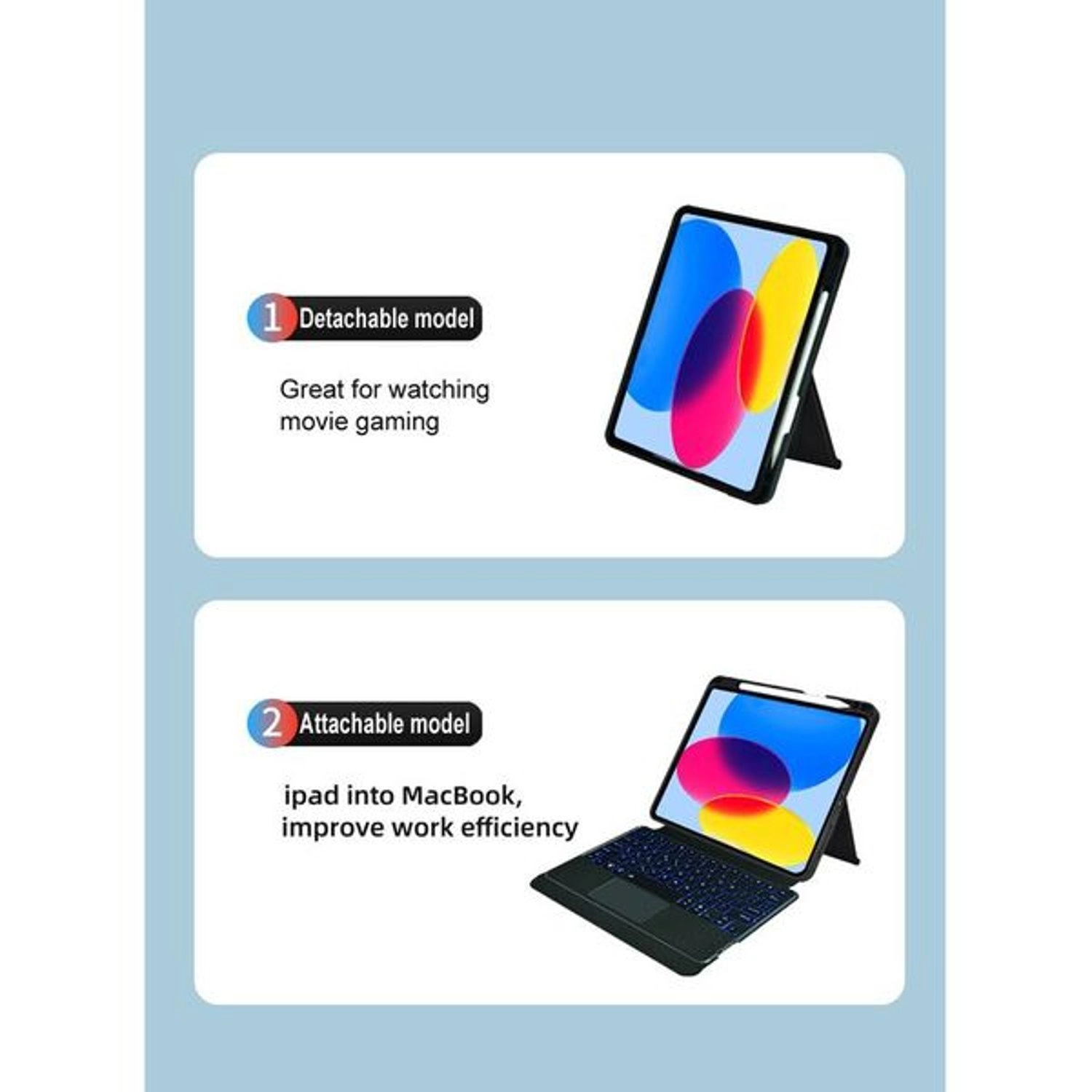 Keyboard Case for iPad 10.9-inch