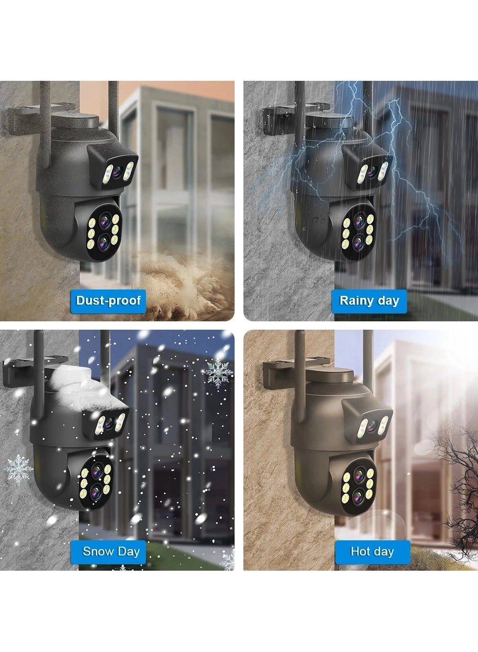 8MP WiFi IP Security Camera 4K