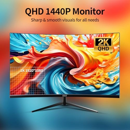 Curved Gaming Monitor - 2560x1440 27 Inch