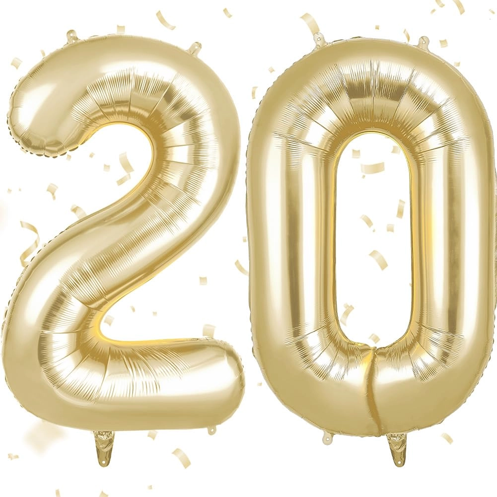 OFFCUP Number 20 Balloon - 2 Birthday