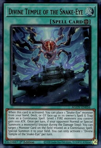 Yu-Gi-Oh! Divine Temple of The Snake-Eye - AGOV-EN056