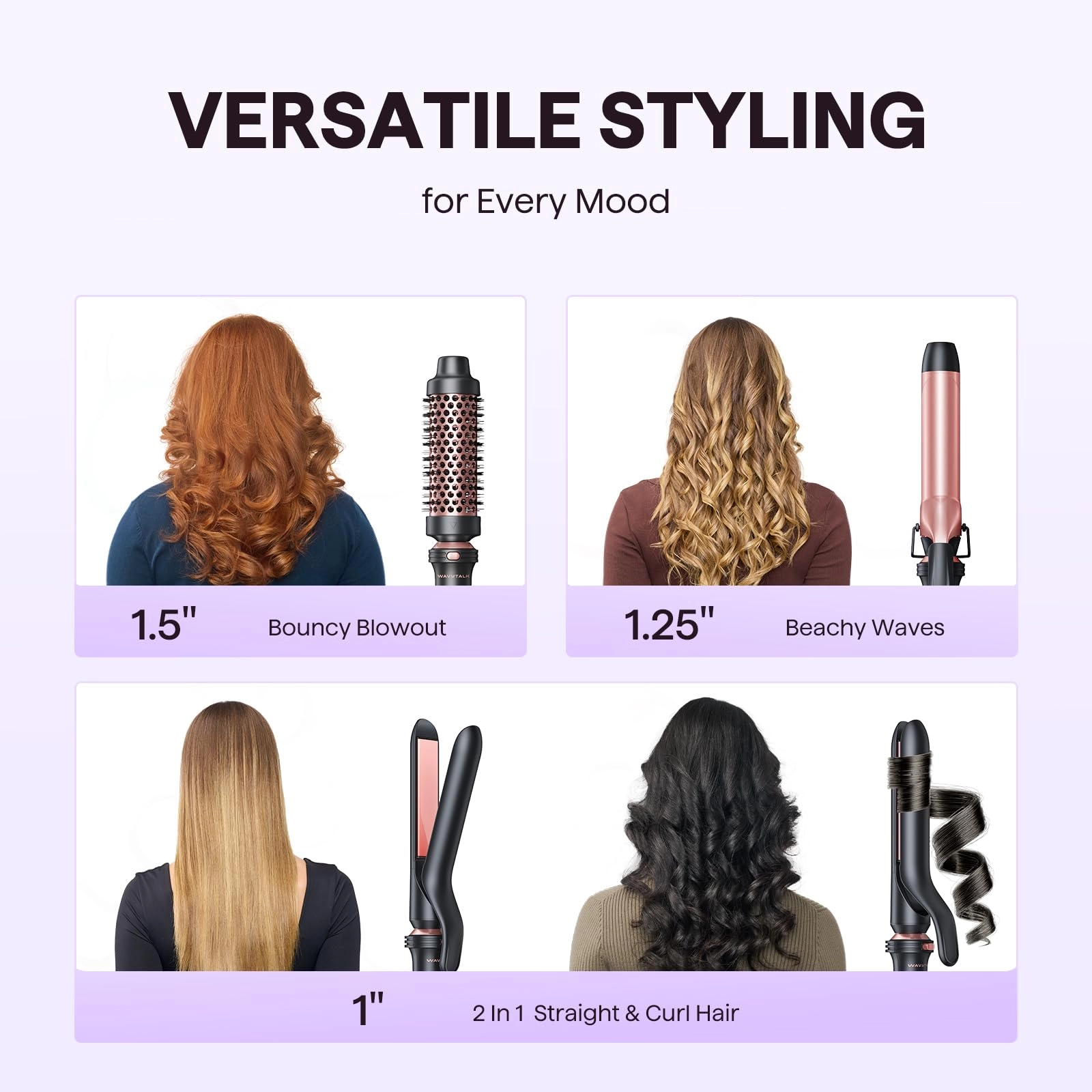 5 in 1 Curling Iron Set - 0.5'-1.25'
