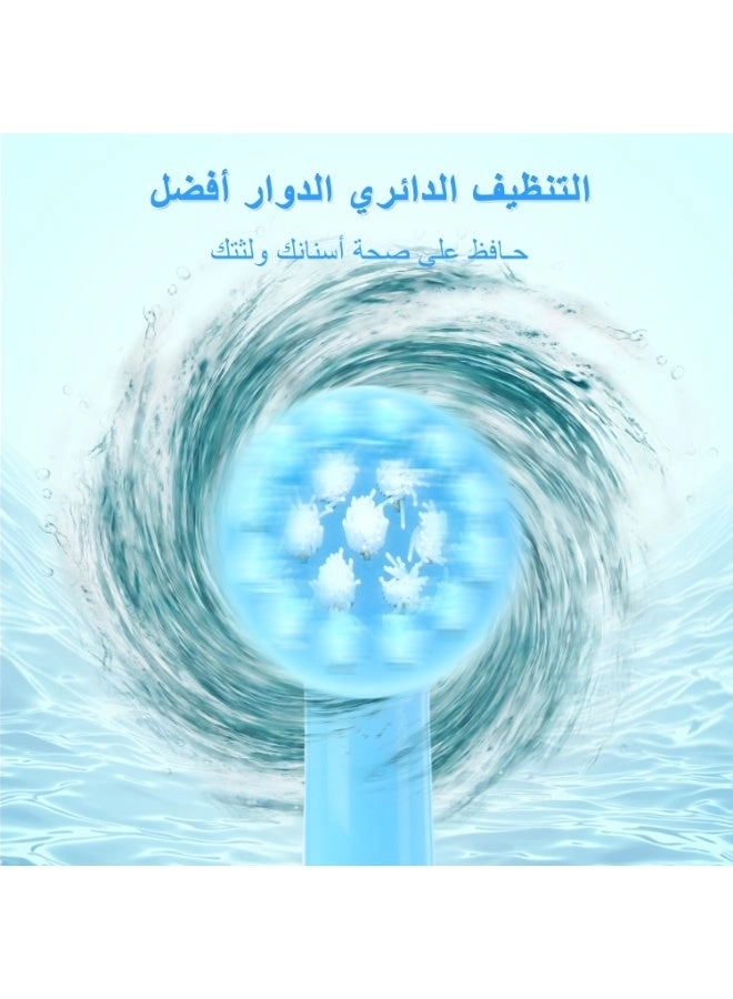 YWD-TB06-BU - Kids Rotation 40,000/Min 3 Replacement Heads