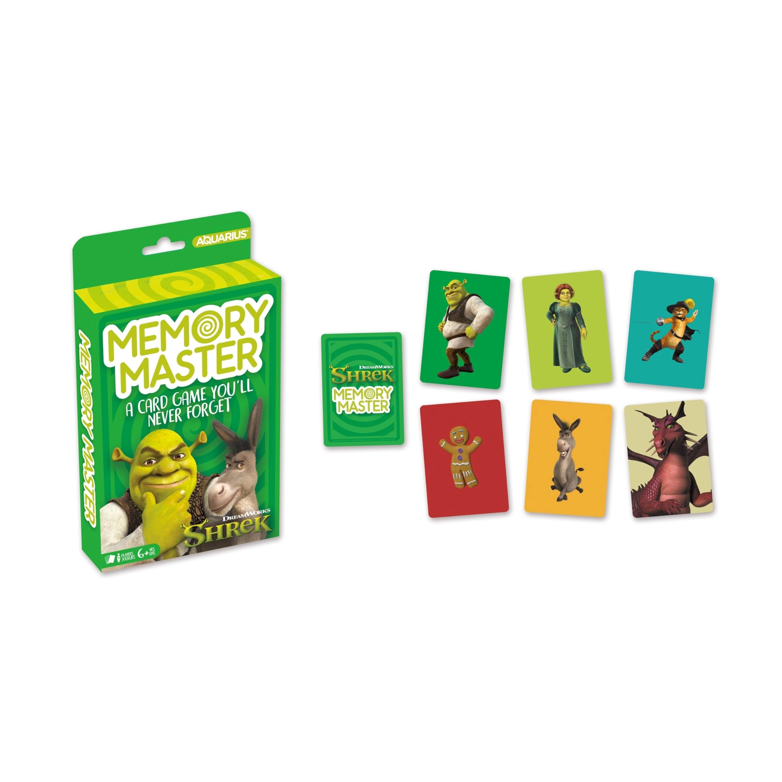 Aquarius Shrek Memory Master - Card Game