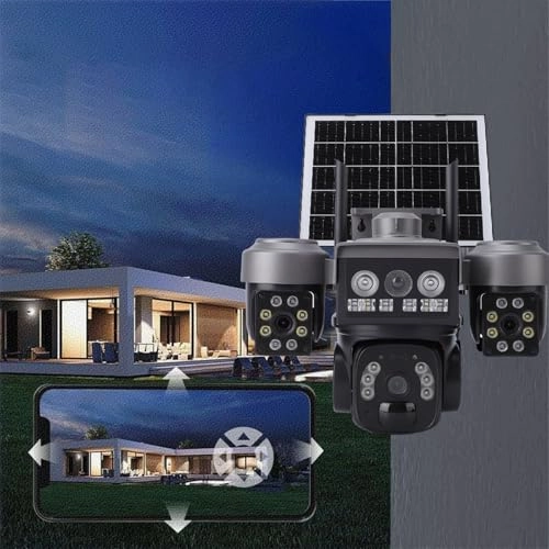 Triple Lens Security Camera 1080p