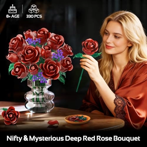 Deep Rose Flower Kit - 330 piece(s)