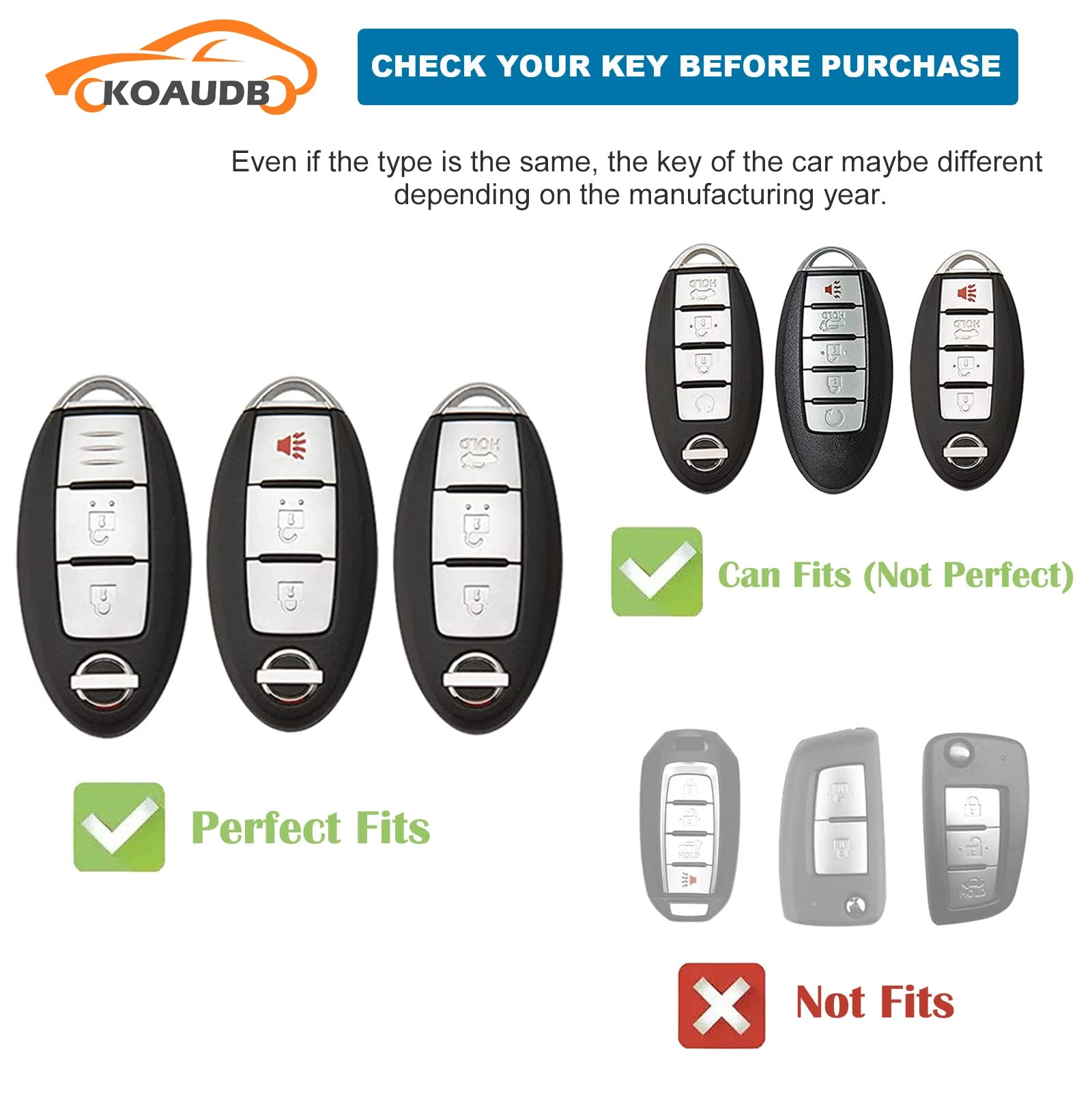 Car Key Cover - Nissan