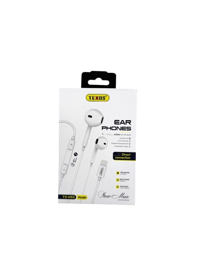 TEXOS TX-H55 Wired Earphone
