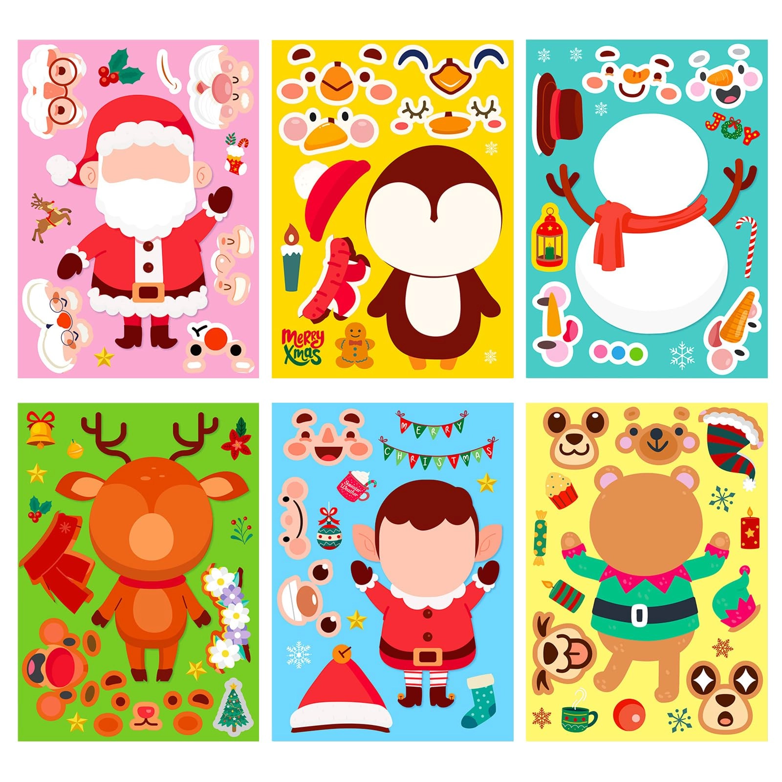 segxn Robot Stickers - 18 Sheets