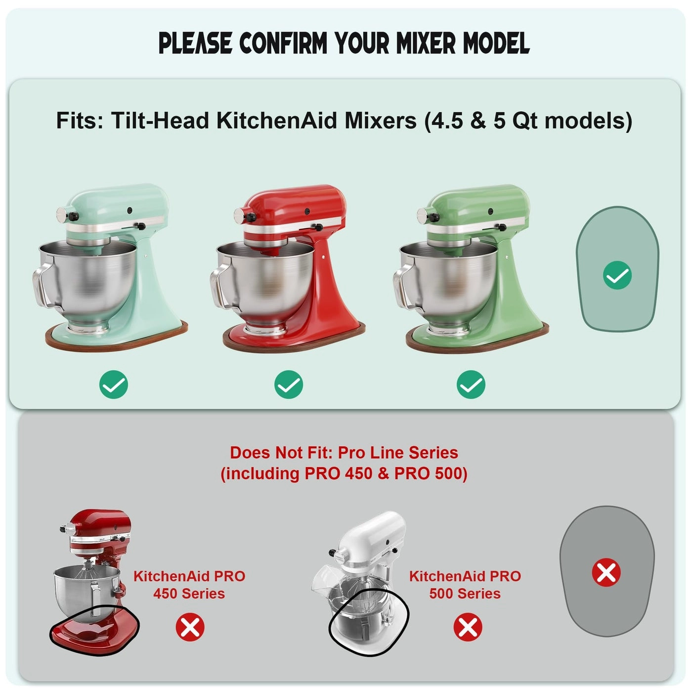 Mixer Slider Mat - 4.5 & 5 Qt