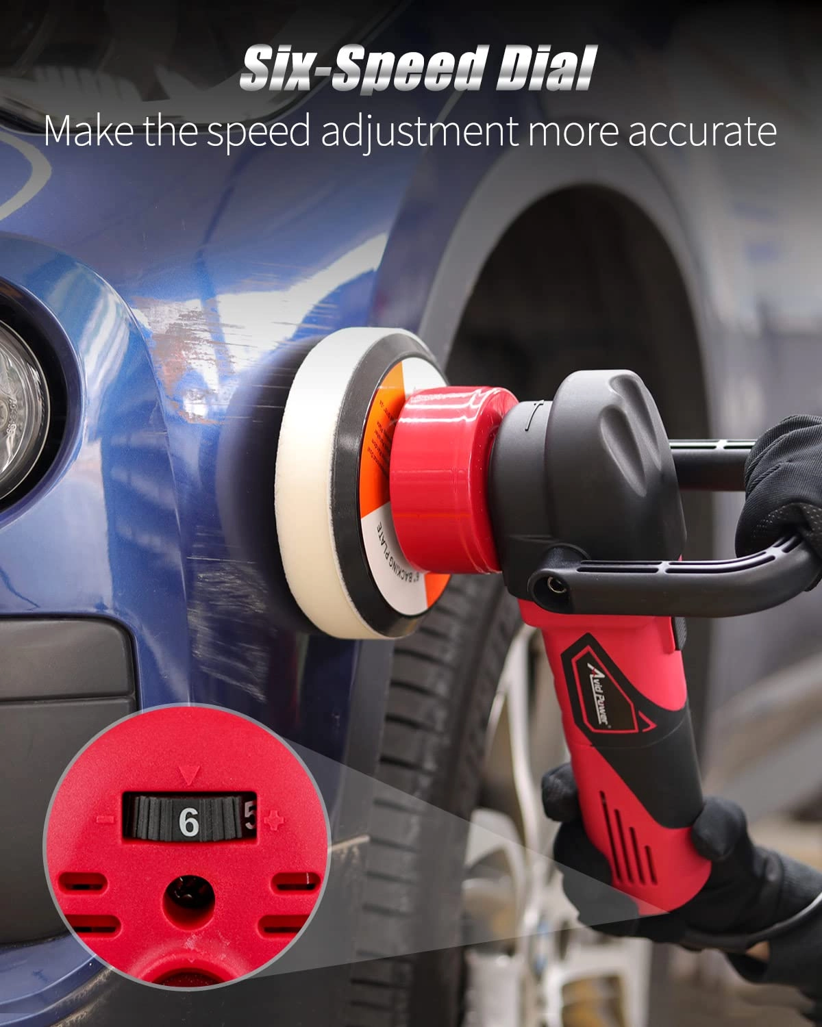 Dual Action Polisher - 850W 6-inch