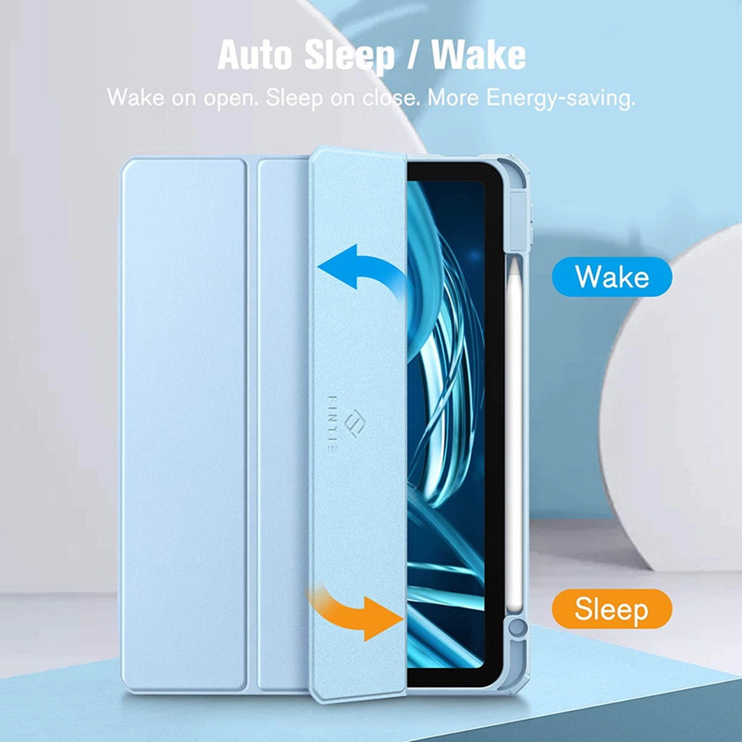 Magnetic Case with Screen Protector for iPad 10.9-inch (2022)