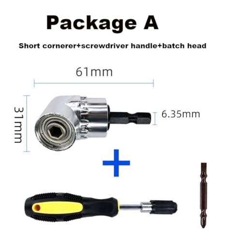 Right Angle Drill Attachment - 105 Degree 2 PCS