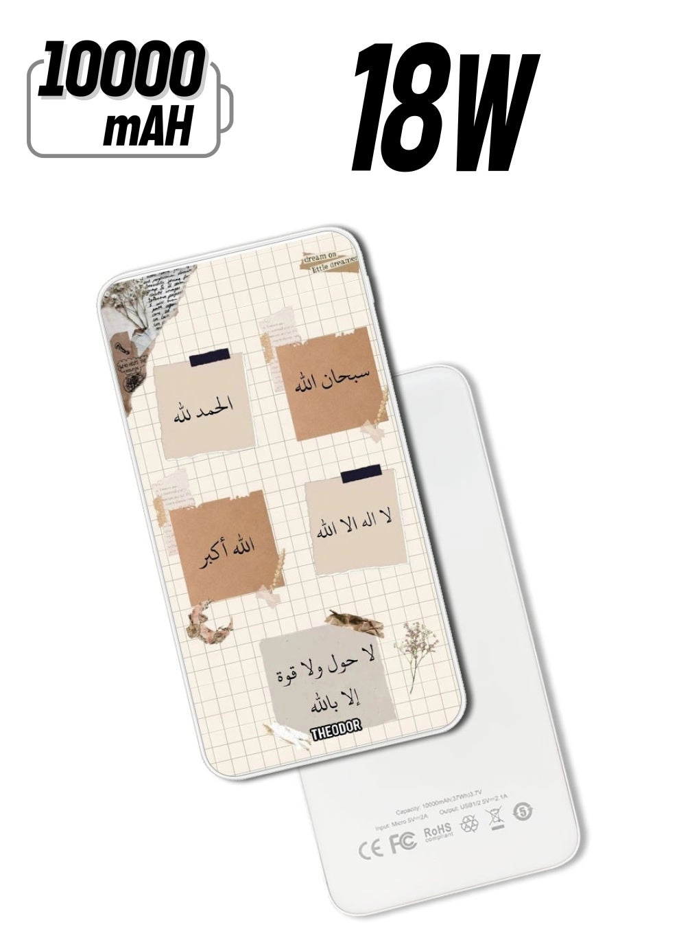 Theodor PPBA478 - 10000 mAh 18W PD