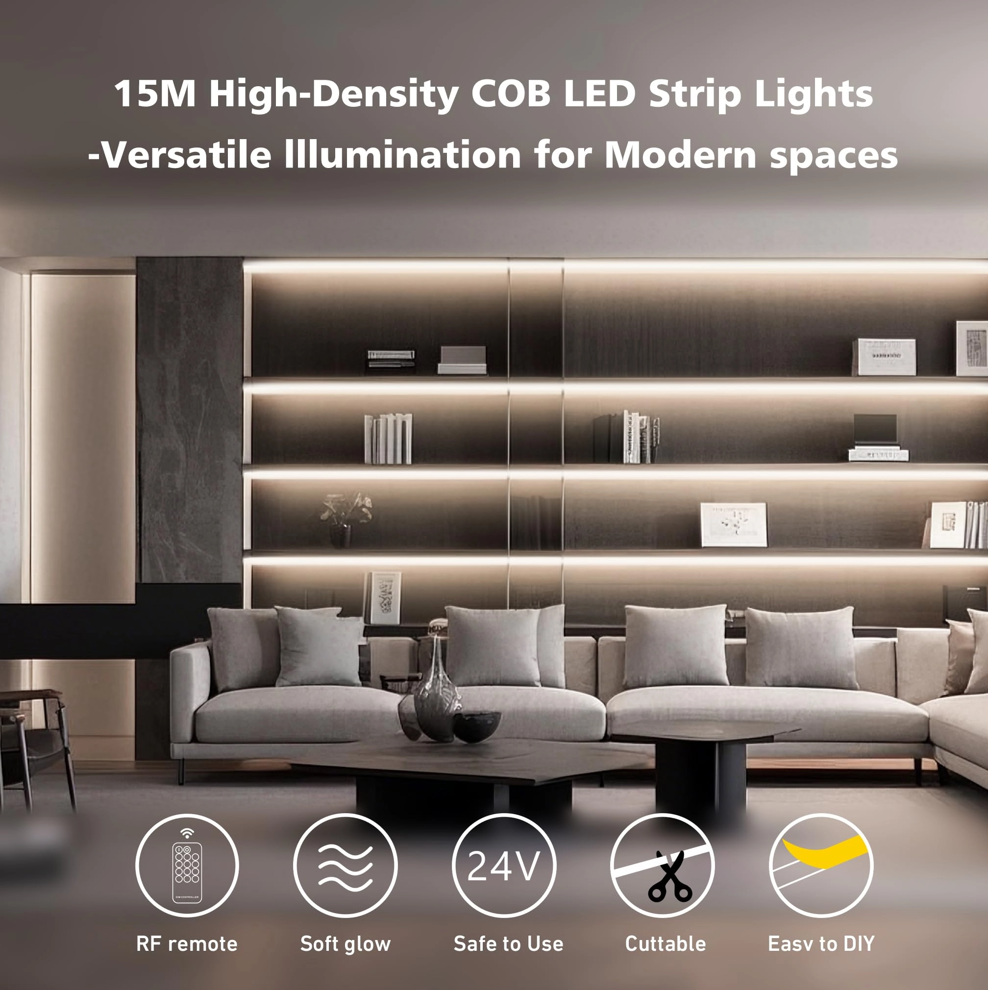 COB LED Strip - 15M