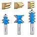 Architectural Molding Router Bit Set - 1/2" Shank 3PCS