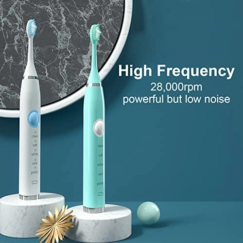 Electric Toothbrush - 4 Brush Heads USB Charging 5 Modes