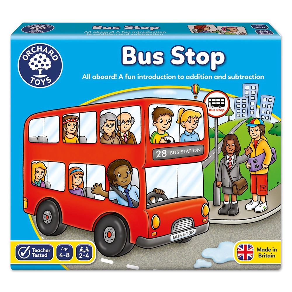 Orchard Toys Bus Stop Board Game - 4 to 7 yrs
