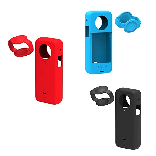 Anti-Scratch Camera Lens Cover Silicone Case - Insta360 X3 / X4