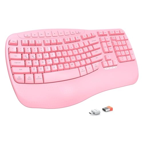 Wireless Ergonomic Keyboard - Mac/Windows USB-A/USB-C
