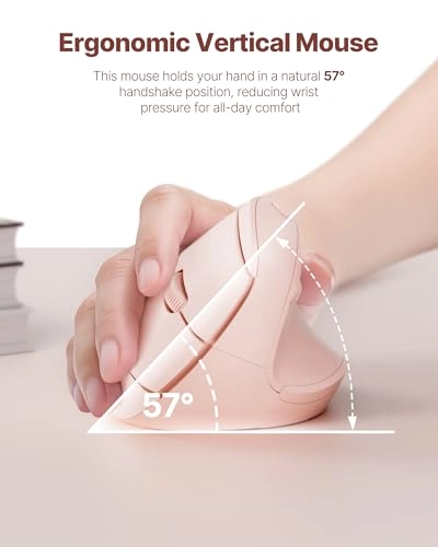 Vertical Mouse - Bluetooth+USB Dual Connection