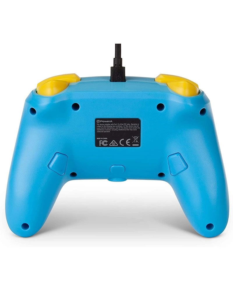 Pikachu Charge Pokémon Enhanced Wired Controller - Switch