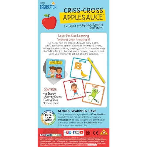 Criss-Cross Applesauce - 3+ 48 pieces