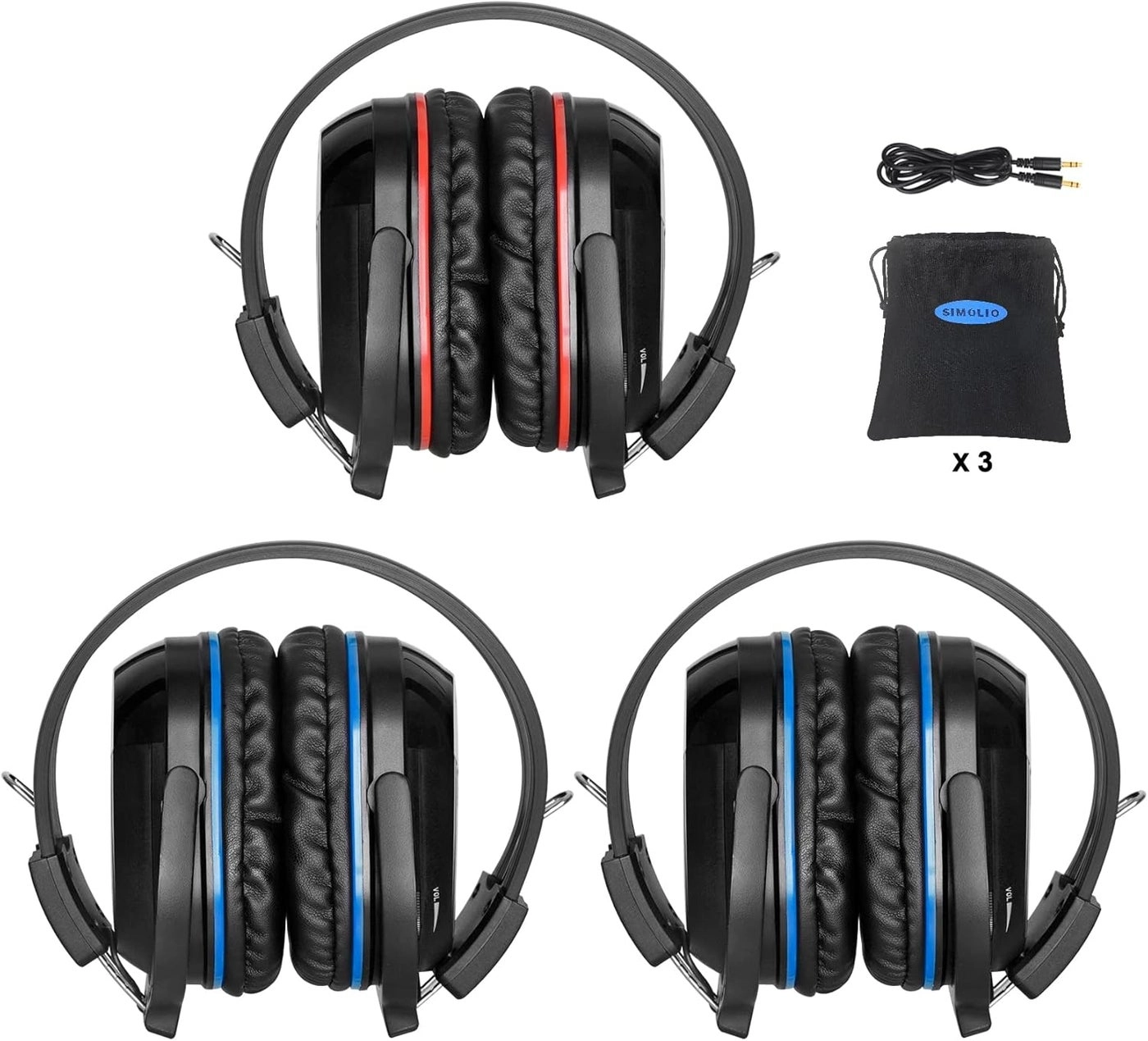 SIMOLIO SM-563 - Wireless Headphone Pack