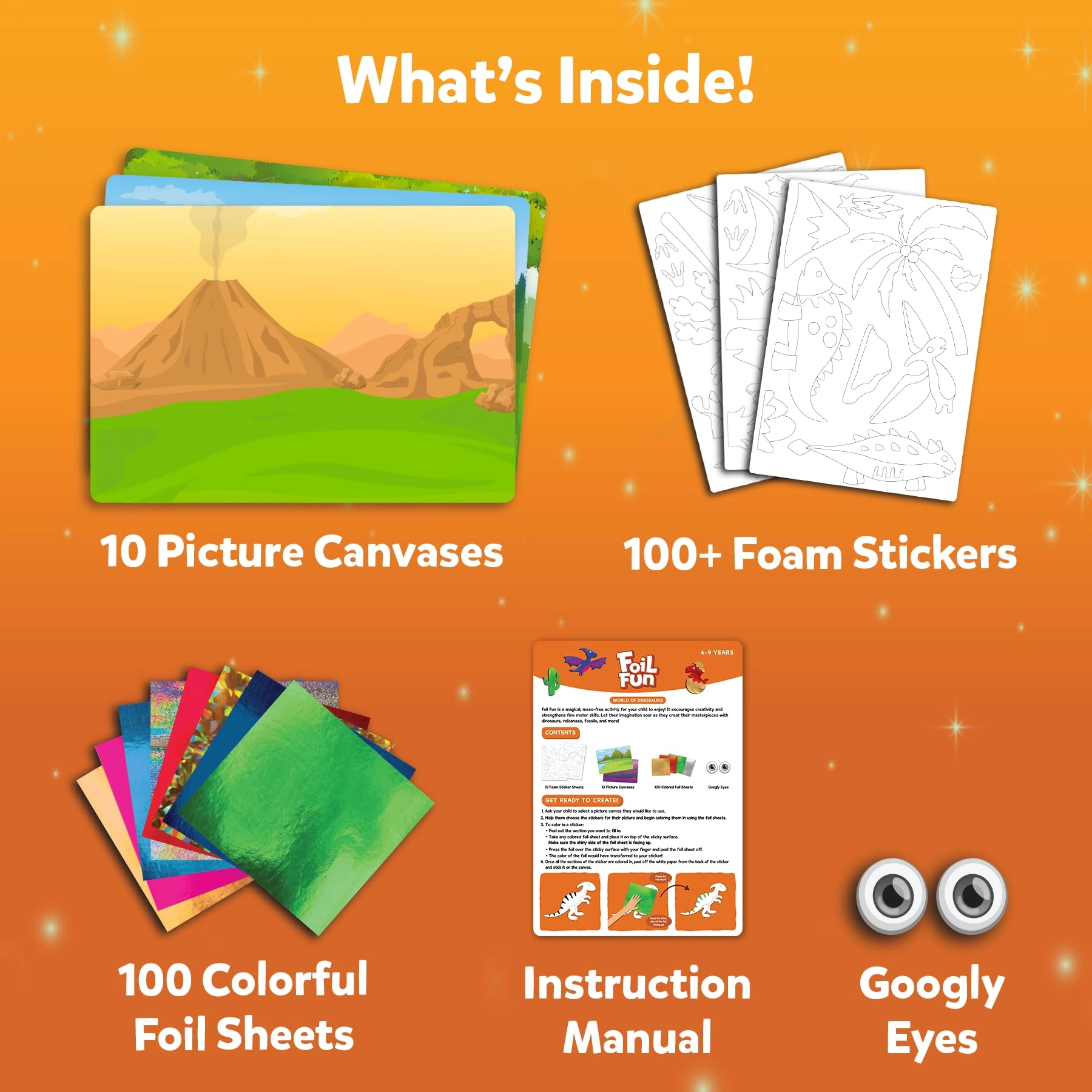 Foil Fun - 4+ years 210 pcs