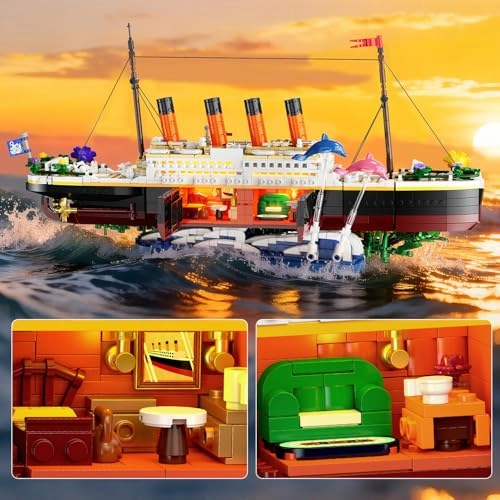 Flowers Titanic - 1860 Pieces with Light