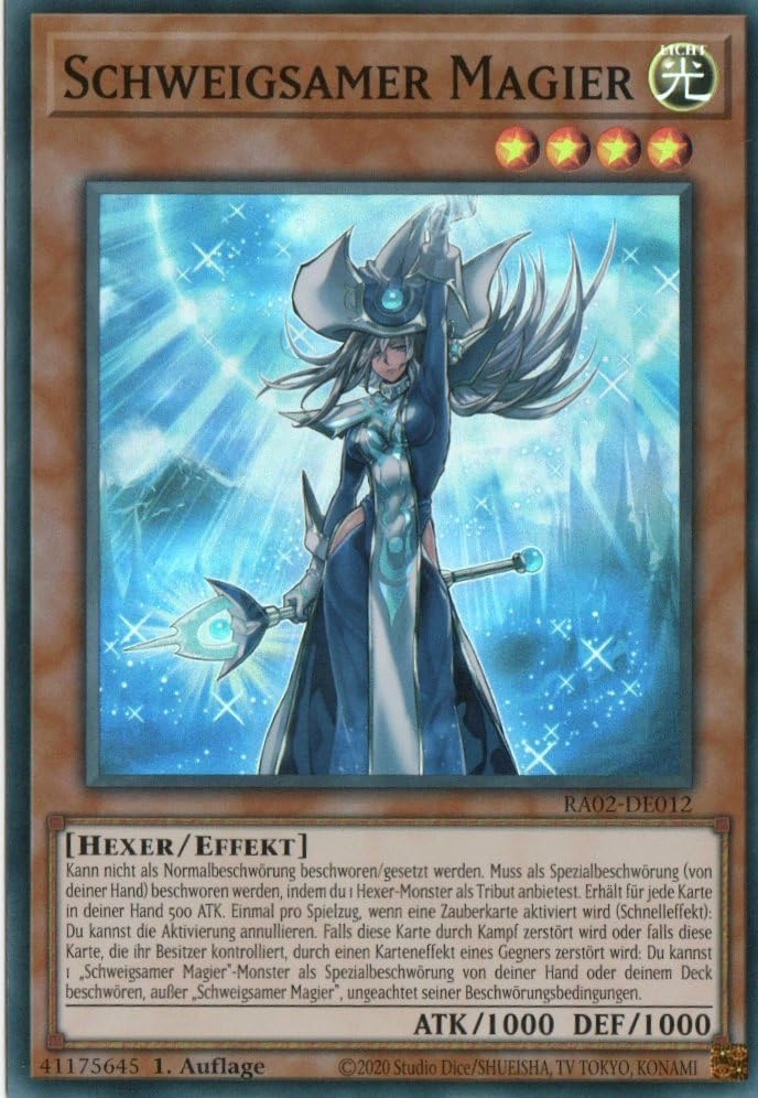MZTCG Yugioh Silent Magician RA02-DE012 - German