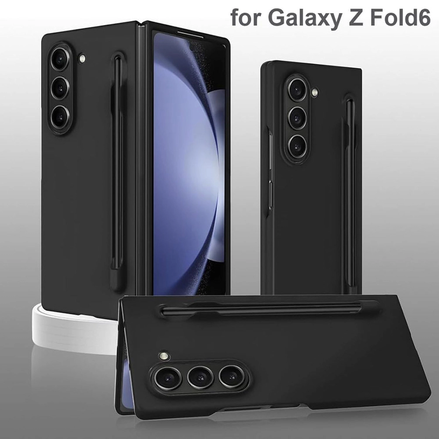 Case Black for Samsung Galaxy Z Fold 6