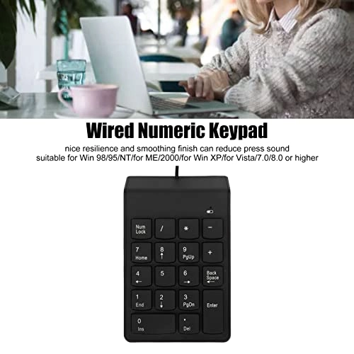 Wired Number Pad - 18 Keys USB-C