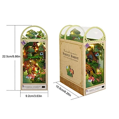 Book Nook Shelf Insert - Wooden Miniature