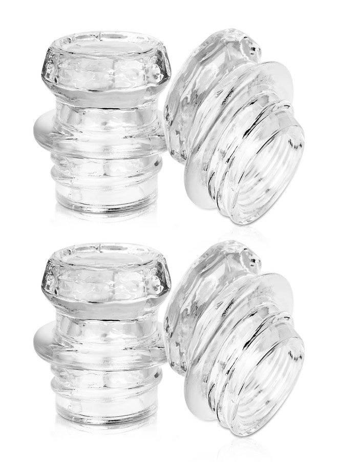 Gfdoso Percolator Glass Top - 4pcs Transparent 3.59 x 2.9 cm