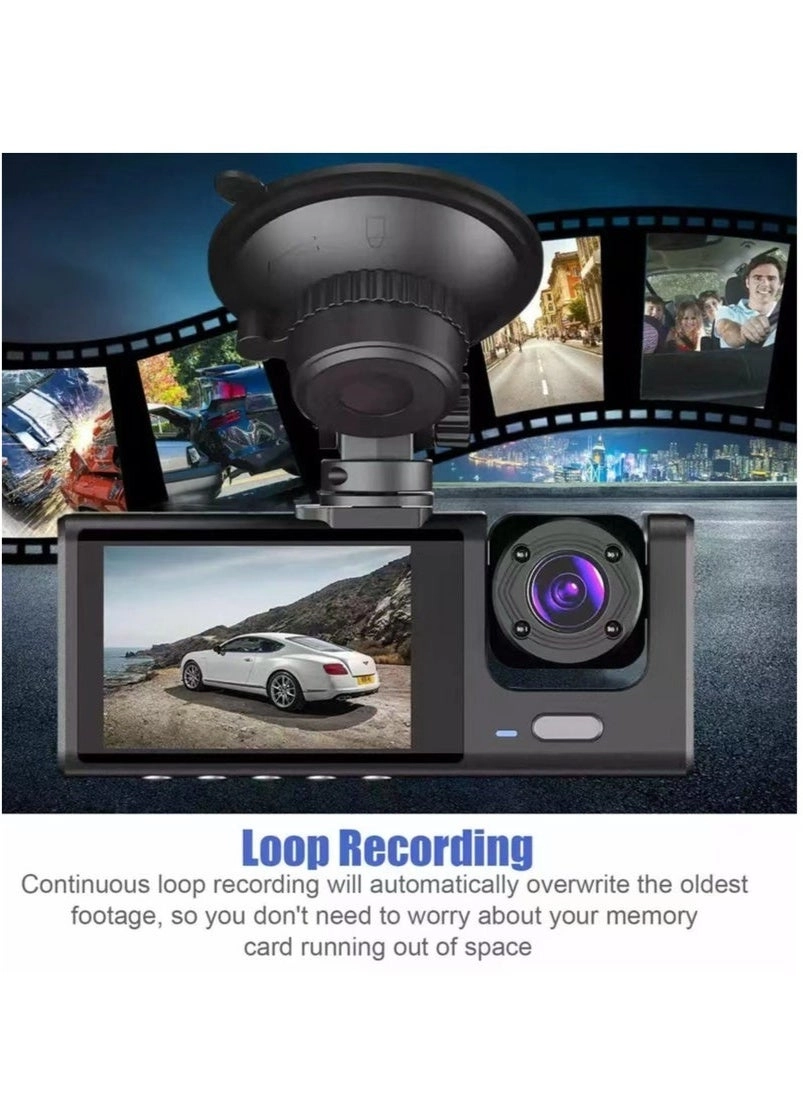 Dual Lens Dash Cam - 1080P