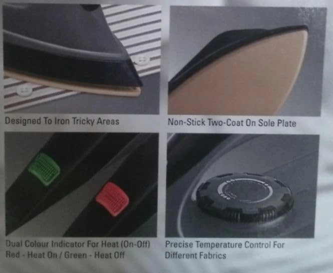 Smooth Slide - 1100W Dry Iron