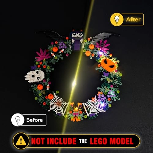 LED Light for LEGO Halloween Wreath 40825