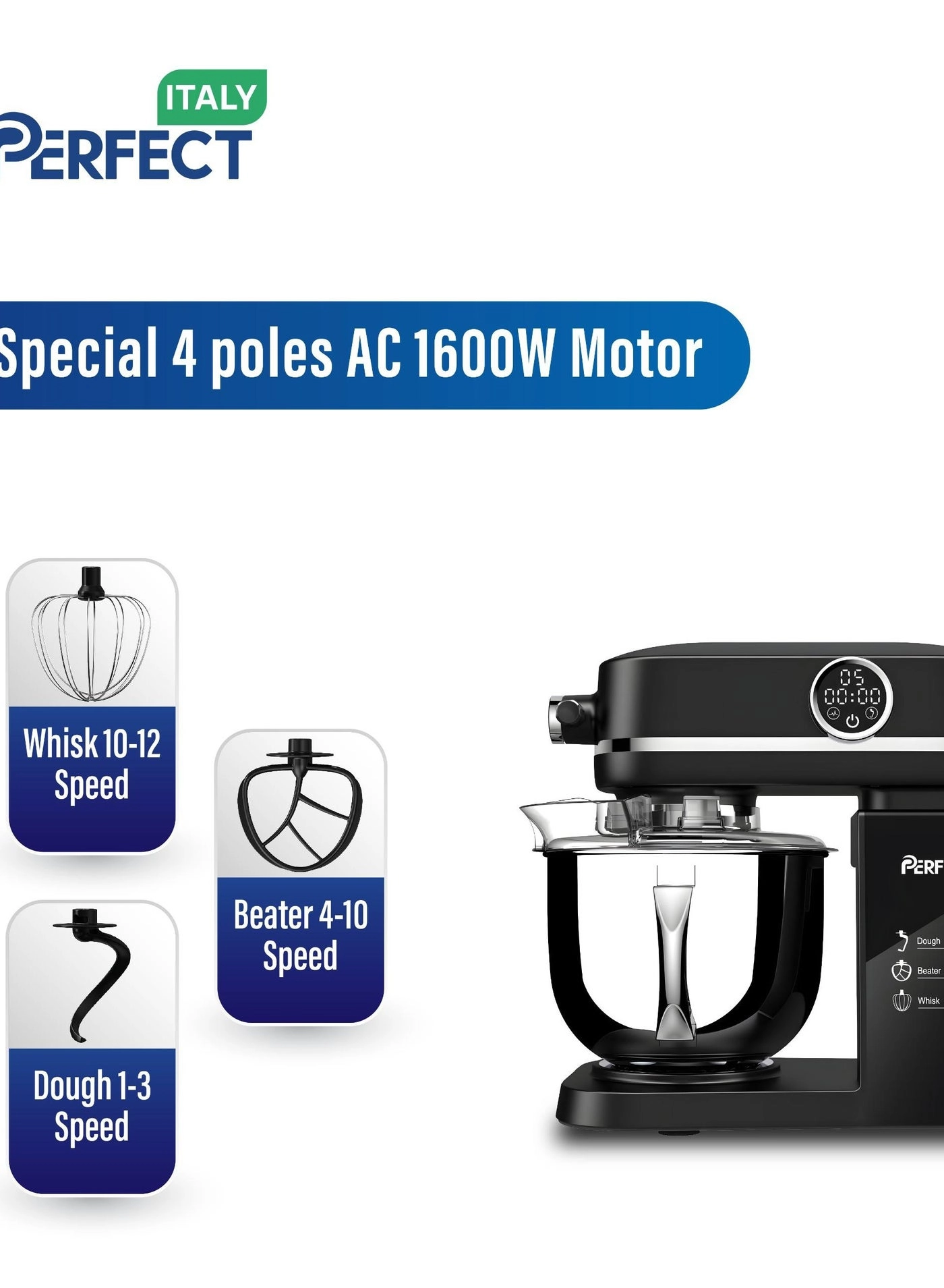 Perfect Stand Mixer - 5 L 1600 W