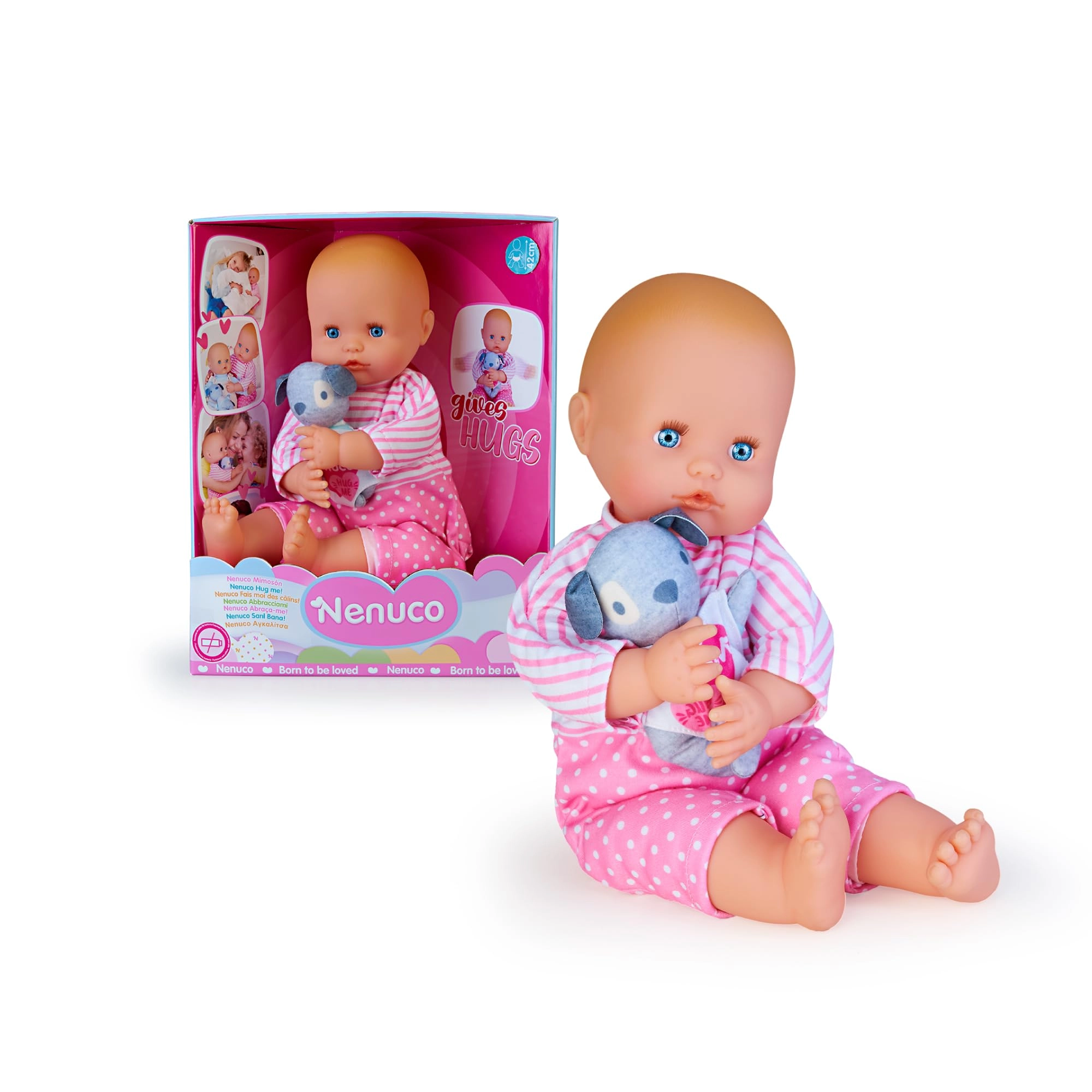 Nenuco Mimoson Baby Doll - 42 cm soft body plush puppy Ages 3+