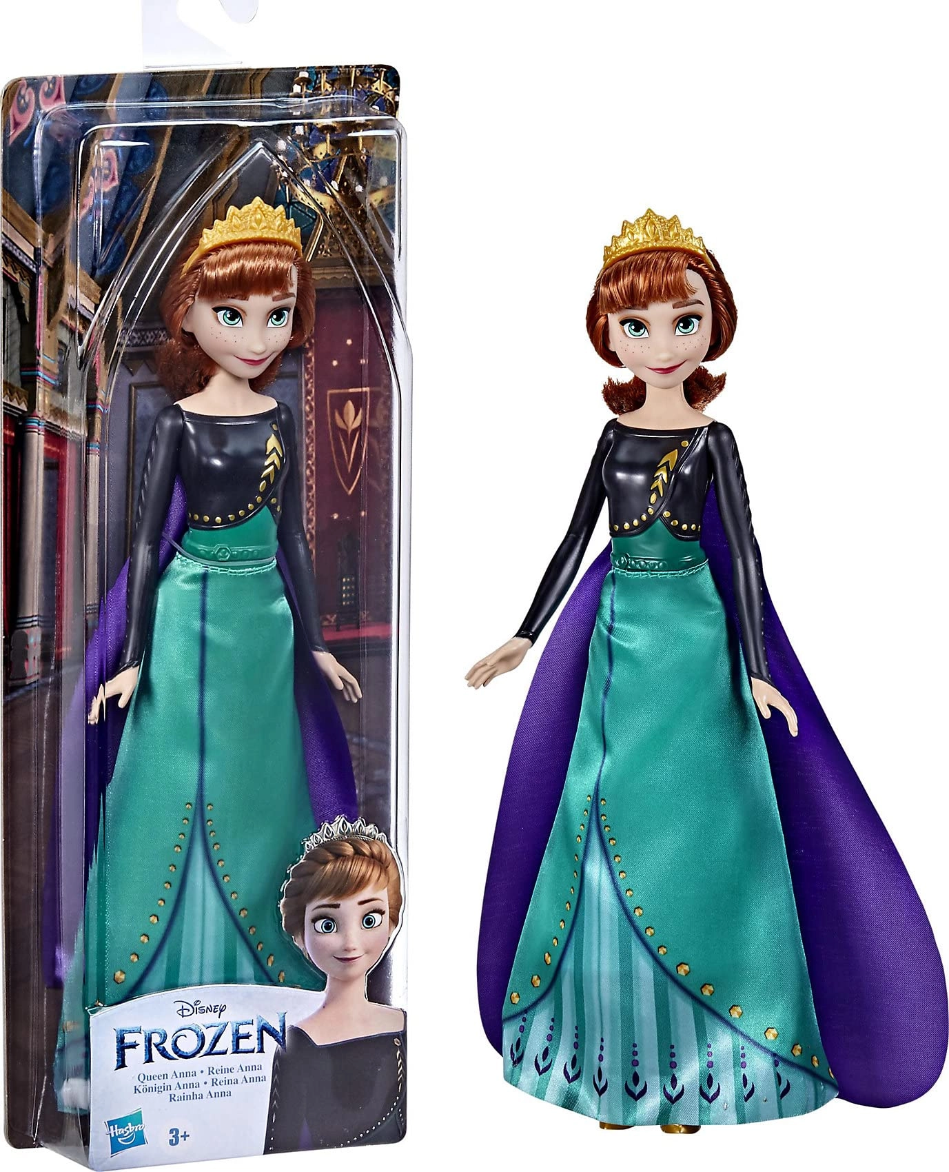 Hasbro Queen Anna Doll - 11 inches 5 points of articulation Ages 3+